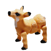 Fleximech Mini Deer Articulated 3d Printed Flexible Forest Animals Fidget Toy Figure (Deer (Baby Doe) 1.5")
