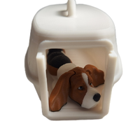 Flexibabies Cute Mini  Puppy Fully Articulated 3d Printed 3.5" Baby Dog Fidget Toy