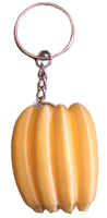 FlexiMech Bananas Mini 3D Yellow  Delicious Fruit  Keychain 2" Tall  Figure

