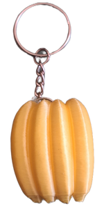 FlexiMech Bananas Mini 3D Yellow  Delicious Fruit  Keychain 2" Tall  Figure