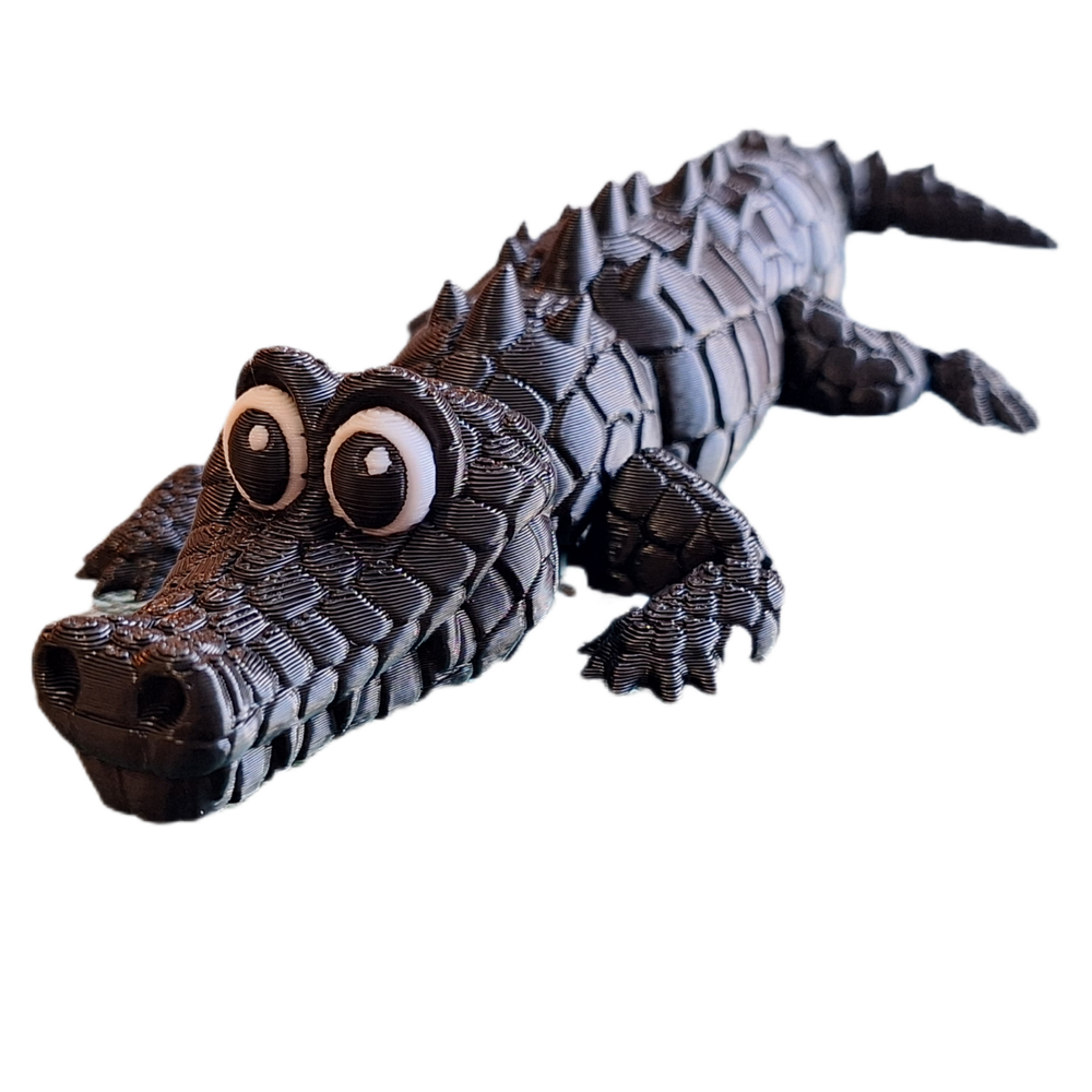 FlexiMech Crocodile Cartoon Cute 3d Printed Alligator 10