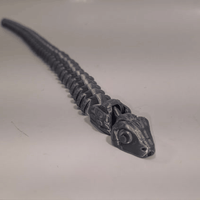 Flexi-Mech RattleSnake Fully Articulated Mechanical 3d Printed Toy Choose Color