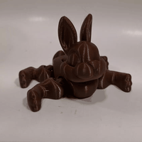 Flexi-Mech  Rabbit  Run Articulated Mechanical 3d Printed Toy Bunnny Choose Color
