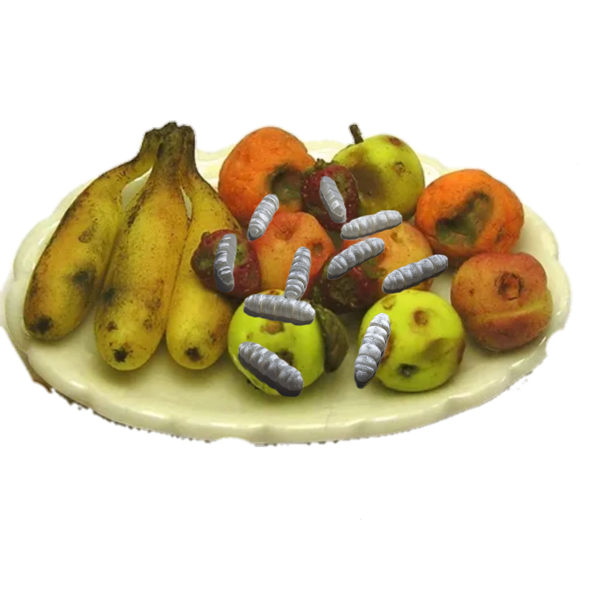 Fleximech Gross Maggots Set Of 10 Articulated Fidget Toy Insects Choos ...