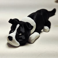 Flexibabies Cute Mini  Puppy Fully Articulated 3d Printed 3.5" Baby Dog Fidget Toy