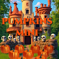 FlexiMech Mini Pumkin .75" Detailed 3d Printed Set Of 10 Pumpkins