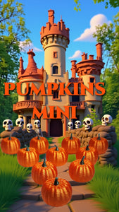 FlexiMech Mini Pumkin .75" Detailed 3d Printed Set Of 10 Pumpkins