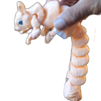Fleximech Squirrel Large 15" Long Articulated 3d Printed Animal Fidget Toy
