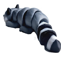 Fleximech Cute Mini Racoon Articulated 3d Printed 3.5" baby racoon Fidget Toy

