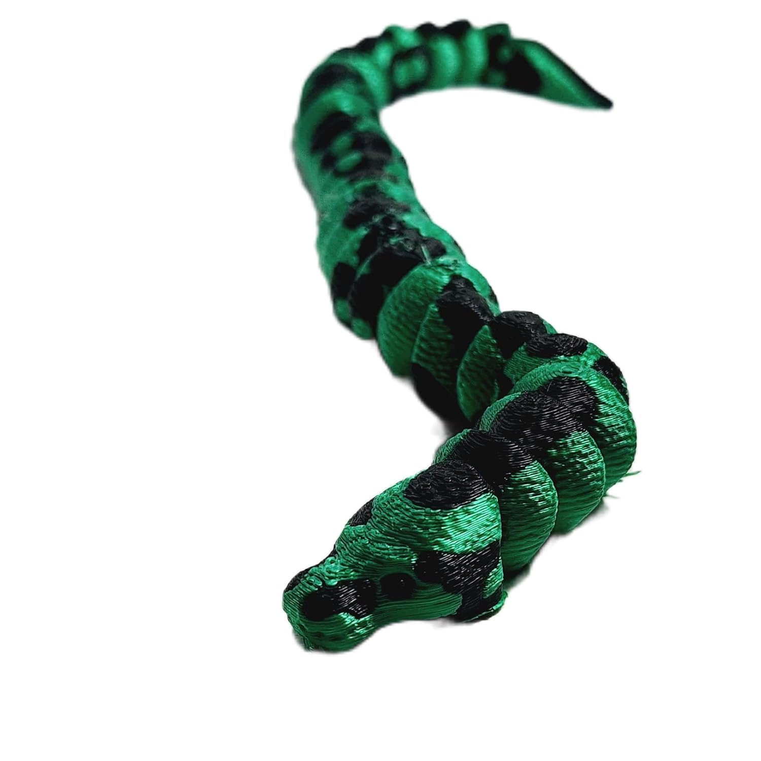 Python Fidget FlexiMech Green Ball Python Fully Articulated 11