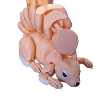 Fleximech Squirrel Large 15" Long Articulated 3d Printed Animal Fidget Toy
