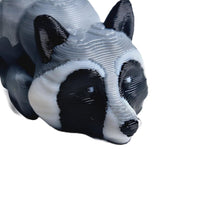 Fleximech Cute Mini Racoon Articulated 3d Printed 3.5" baby racoon Fidget Toy
