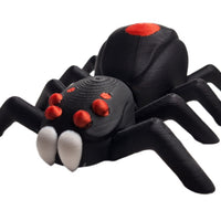 FlexiMech Black Widow Spider Fully Articulated 3d Printed Insect Fidget Toy