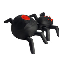 FlexiMech Black Widow Spider Fully Articulated 3d Printed Insect Fidget Toy
