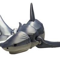 FlexiMech Great White Shark 3D Printed Articulated Realistic Ocean Predator Fidget Toy