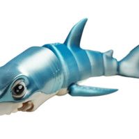 Great White Shark Cartoon Style 3D Printed Articulated  Ocean Predator Fidget Open Mouth Toy