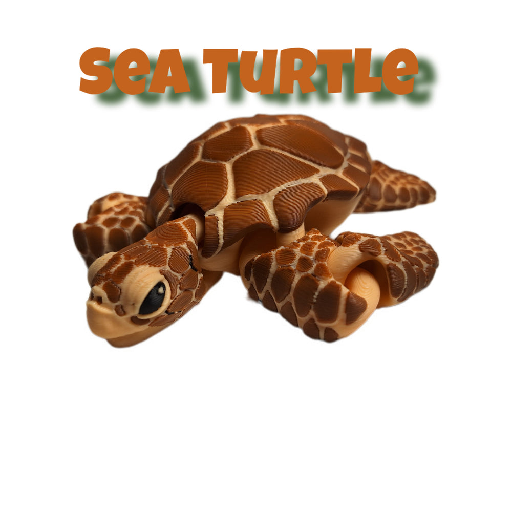 FlexiMech Sea Turtle  3d Printed Turtle 7