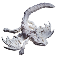 FlexiMech  Skelly Dragon 11" Long Flexible Fully Articulated 3d Printed Skeleton Fidget Toy (Copy) (Copy)