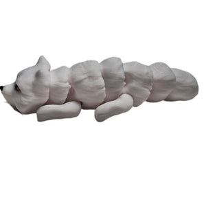 Fleximech Mini Arctic Fox  2.5" Articulated 3d Printed Flexible Forest Animals Fidget Toy Figure