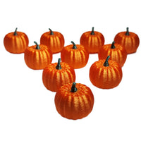 FlexiMech Mini Pumkin .75" Detailed 3d Printed Set Of 10 Pumpkins
