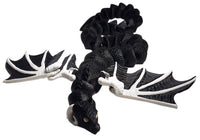 FlexiMech Drape Worm Dragon 21" Long Flexible Fully Articulated 3d Printed Shoulder Drape Fidget Toy
