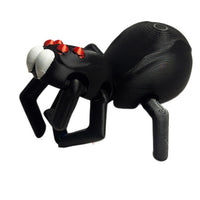 FlexiMech Black Widow Spider 6" Long Fully Articulated 3d Printed Insect Fidget Toy
