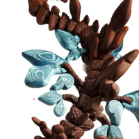 FlexiMech Leafy Sea Dragon 14" Long Flexible Fully Articulated 3d Printed Fidget Toy
