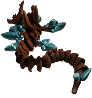 FlexiMech Leafy Sea Dragon 14" Long Flexible Fully Articulated 3d Printed Fidget Toy
