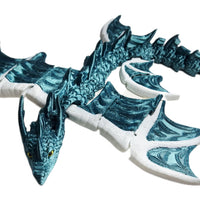FlexiMech Sea Dragon 14" Long Flexible Fully Articulated 3d Printed Fidget Toy