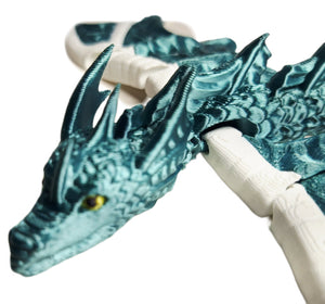 FlexiMech Sea Dragon 14" Long Flexible Fully Articulated 3d Printed Fidget Toy