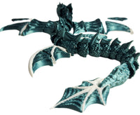 FlexiMech Sea Dragon 14" Long Flexible Fully Articulated 3d Printed Fidget Toy
