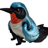 FlexiMech Hummingbird Baby Fully Articulated 1.5" Tall 3d Printed Mini Bird Fidget Toy