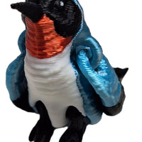 FlexiMech Hummingbird Baby Fully Articulated 1.5" Tall 3d Printed Mini Bird Fidget Toy