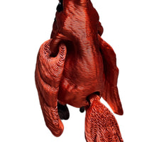 FlexiMech Cardinal Baby Fully Articulated 1.5" Tall 3d Printed Mini Bird Fidget Toy