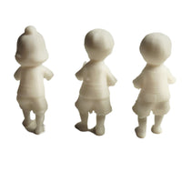 Fleximech Children Playing Set Of 3 Kids 1/24 Scale 3d Unpainted Printed Figures