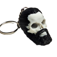 Fleximech Bearded Skulls Collection Of Various Human Skeleton Skull 3D Printed Keychains
