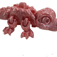 Hungry Crocodile fleximech enigmatoys fidget toy pink
