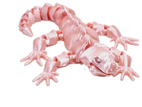Flexi-Mech Iguana Dymond Eyez Articulated 3d Printed Fidget Toy Choose Your Color And Size
