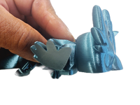 Flexi-Mech Flying Owl Fully Articulated & Mechanical 3d Printed Fidget Figure Bird Toy
