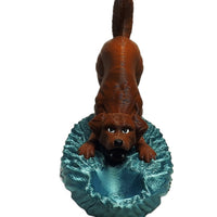 FlexiMech Golden Retriever Dog Guardian D&D Dungeons & Dragons 3d Printed Dice Holder