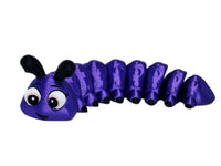 Exclusive3d Caterpillar  Cartoon Cute Articulated 6.5" Long 3d Printed Bug Fidget Toy
