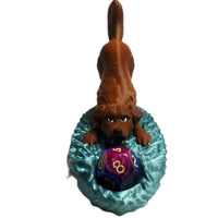 FlexiMech Golden Retriever Dog Guardian D&D Dungeons & Dragons 3d Printed Dice Holder
