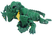 FlexiMech Hydra 3 Headed  Dragon 14.5" Long Flexible Fully Articulated 3d Printed Fidget Toy
