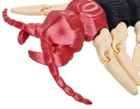 Exclusive3d Texas Giant Redheaded Centipede Fully Articulated 17" Insect Toy
