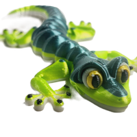 Fleximech Gecko Lizard Flexible Fully Articulated 3d Printed Fidget Toy Choose Your Color