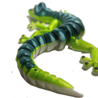 Fleximech Gecko Lizard Flexible Fully Articulated 3d Printed Fidget Toy Choose Your Color