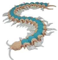 Exclusive3d Florida Blue Centipede Fully Articulated 17" Insect Fidget Toy
