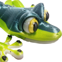 Fleximech Gecko Lizard Flexible Fully Articulated 3d Printed Fidget Toy Choose Your Color