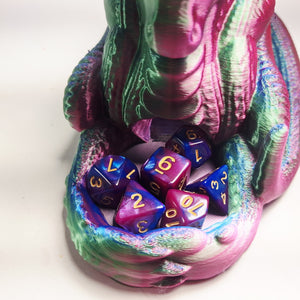 FlexiMech Massive Dragon Dice Tower D&D Dunngeons & Dragons 3d Printed Dice Roller & Holder Choose Color