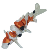 FlexiMech Koi Fish 3d Printed 7" Flexible Articulated Pet Fidget Toy
